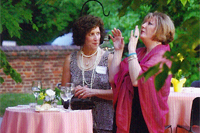 Mary Beth Johnson and Erica Orloff at 2010 Literary Fundraiser (photo by Laura Jones)